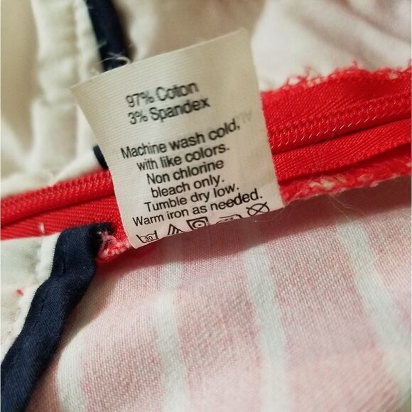 J. Crew Stretch Chino Nautical Striped Shorts - Picture 8 of 11